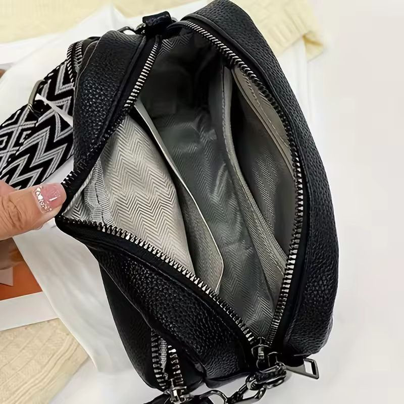 LovyKart Fashion Trendy 3 Zipper Sling Bag