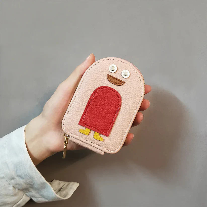 Penguin RFID Leather Card Wallet