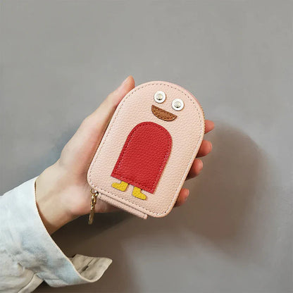 Penguin RFID Leather Card Wallet