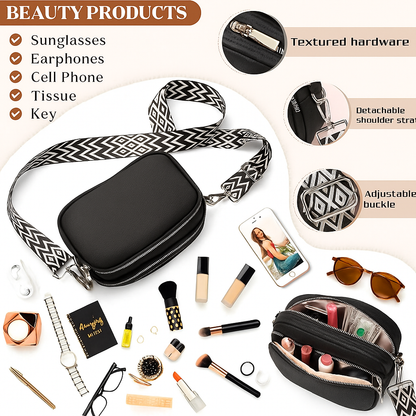 LovyKart Fashion Trendy 3 Zipper Sling Bag