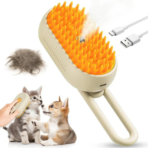 3 in 1 Pet Hair Removal Steam Comb