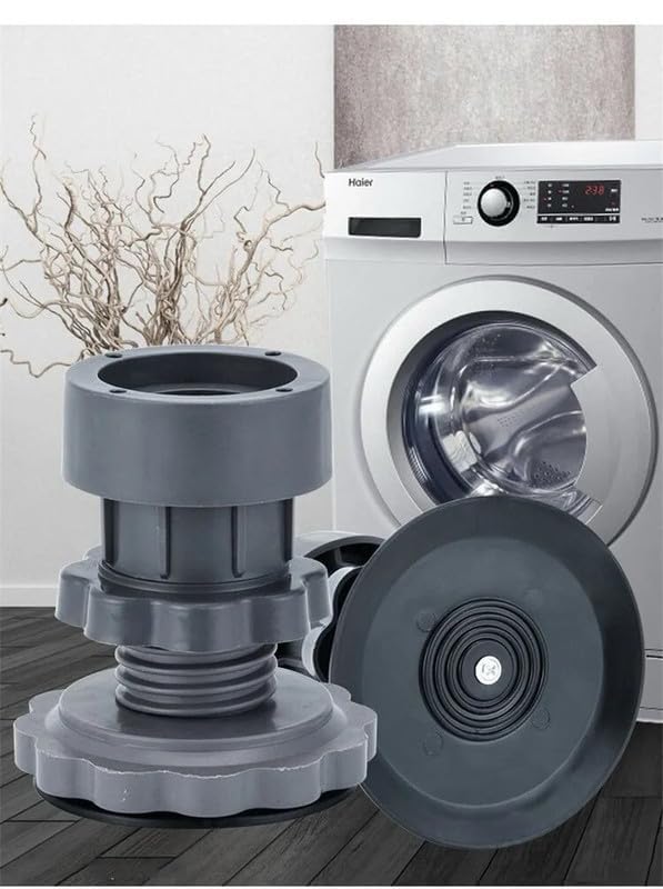 Adjustable Vibration Feet Pad Pack Of 4 For Fridge, Washing Machine Etc