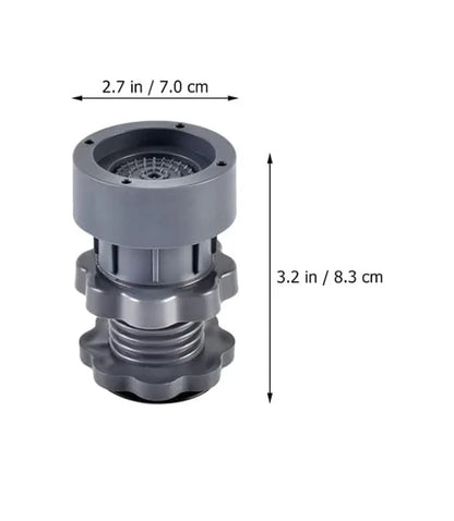 Adjustable Vibration Feet Pad Pack Of 4 For Fridge, Washing Machine Etc