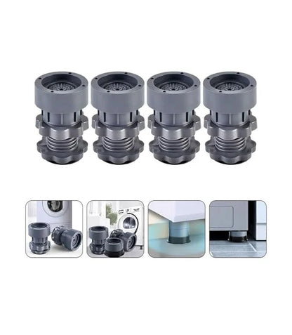 Adjustable Vibration Feet Pad Pack Of 4 For Fridge, Washing Machine Etc