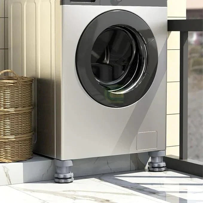 Adjustable Vibration Feet Pad Pack Of 4 For Fridge, Washing Machine Etc